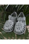 Kaymayı Önleyen Flex Foam Cırtlı Unisex Çocuk Sandalet S10271 KOYU YEŞİL
