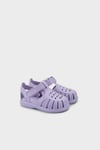 Kaymayı Önleyen Flex Foam Cırtlı Unisex Çocuk Sandalet S10271 MOR