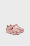 Kaymayı Önleyen Flex Foam Cırtlı Unisex Çocuk Sandalet S10271 PUDRA