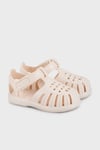Kaymayı Önleyen Flex Foam Cırtlı Unisex Çocuk Sandalet S10271 BEJ