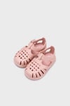 Kaymayı Önleyen Flex Foam Cırtlı Unisex Çocuk Sandalet S10271 PUDRA