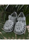 Kaymayı Önleyen Flex Foam Cırtlı Unisex Çocuk Sandalet S10271 KOYU YEŞİL