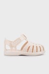 Kaymayı Önleyen Flex Foam Cırtlı Unisex Çocuk Sandalet S10271 BEJ
