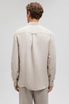 Keten Karışımlı Regular Fit Erkek Gömlek 0210851-70144 TAŞ