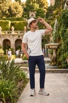 Keten Regular Fit Normal Bel Düz Paça Erkek Pantolon CF26S6110228 LACİVERT