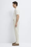 Keten Regular Straight Fit Normal Bel Erkek Pantolon 0010577-70134 AÇIK BEJ