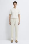 Keten Regular Straight Fit Normal Bel Erkek Pantolon 0010577-70134 AÇIK BEJ