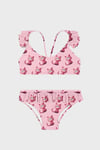 Kiki Desenli UPF 50+ Korumalı Çabuk Kuruyan Kız Çocuk Bikini SB2611000505 PEMBE
