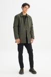 Klasik Yaka Regular Fit İçi Polarlı Erkek Parka L2520059 308 HAKİ