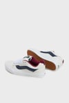 Knu Skool Deri Logolu Sneaker Unisex Ayakkabı VN000D22WTM1 BEYAZ-LACİVERT