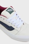 Knu Skool Deri Logolu Sneaker Unisex Ayakkabı VN000D22WTM1 BEYAZ-LACİVERT