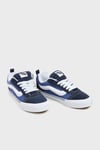 Knu Skool Logolu Süet Sneaker Unisex Ayakkabı VN0009QCNWD1 LACİVERT-BEYAZ
