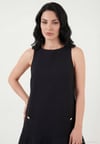 Kolsuz Mini Boy Cepli Mezuniyet Kadın Elbise 6525734 SİYAH