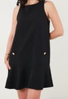 Kolsuz Mini Boy Cepli Mezuniyet Kadın Elbise 6525734 SİYAH