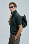 Laon % 100 Pamuk Comfort Fit Düğmeli Erkek Polo Yaka T Shirt 111040206 HAKİ