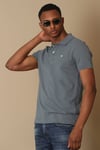 Laon Spor % 100 Pamuklu Örme Düğmeli Erkek Polo T Shirt 111040091 DUMAN YEŞİL