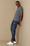 Laon Spor % 100 Pamuklu Örme Düğmeli Erkek Polo T Shirt 111040091 DUMAN YEŞİL