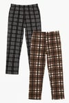 Lastikli Bel Düz Paça Ultra Soft Polar 2'li Paket Erkek Pijama Altı 6098001S2 Camel-SBordo