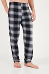 Lastikli Bel Düz Paça Yumuşak Dokulu Polar Erkek Pijama Altı 6098001 GRİ