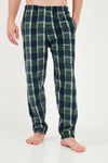 Lastikli Bel Düz Paça Yumuşak Dokulu Polar Erkek Pijama Altı 6098001 YEŞİL
