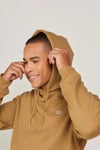 Lee % 100 Pamuk Kapüşonlu Kanguru Cepli Regular Fit İçi Polarlı Erkek Sweat L80YRY84 CAMEL