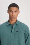 Lee % 100 Pamuk Loose Fit Erkek Gömlek L66N205295OT PETROL