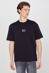 Lee % 100 Pamuk Loose Fit Logolu Bisiklet Yaka Erkek T Shirt L2520302 001 SİYAH