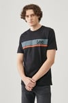 Lee % 100 Pamuk Regular Fit Bisiklet Yaka Erkek T Shirt L211918 001 SİYAH