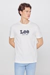 Lee % 100 Pamuk Regular Fit Bisiklet Yaka Erkek T Shirt L2510154 104 EKRU
