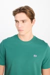 Lee % 100 Pamuk Regular Fit Bisiklet Yaka Logolu Erkek T Shirt ML60UFQ G26 YEŞİL