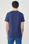 Lee % 100 Pamuk Regular Fit Bisiklet Yaka Erkek T Shirt L65QAIEE 410 LACİVERT