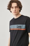 Lee % 100 Pamuk Regular Fit Bisiklet Yaka Erkek T Shirt L211918 001 SİYAH
