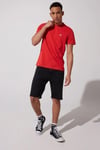 Lee % 100 Pamuk Regular Fit Bisiklet Yaka Erkek T Shirt L60UFQ512 KIRMIZI
