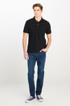 Lee % 100 Pamuk Regular Fit Düğmeli Erkek Polo Yaka T Shirt ML211810001 SİYAH