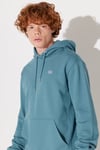 Lee % 100 Pamuk Regular Fit İçi Polarlı Erkek Sweat L80YRYA64 TURKUAZ