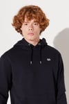 Lee % 100 Pamuk Regular Fit Kapüşonlu Şardonlu Erkek Sweat L80YRY01 SİYAH