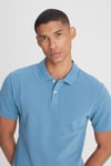 Lee % 100 Pamuk Regular Fit Logo İşlemeli Düğmeli Erkek Polo Yaka T Shirt L211810 400 MAVİ
