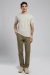 Lee Cooper % 100 Pamuk Regular Fit Bisiklet Yaka Logolu Erkek T Shirt 252 LCM 242031 1206 TAŞ