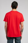 Lee Cooper % 100 Pamuk Regular Fit Bisiklet Yaka Logolu Erkek T Shirt 252 LCM 242023 3101 KIRMIZI