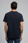 Lee Cooper % 100 Pamuk Regular Fit Bisiklet Yaka Logolu Erkek T Shirt 252 LCM 242039 2501 LACİVERT