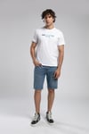 Lee Cooper % 100 Pamuk Regular Fit Bisiklet Yaka Baskılı Erkek T Shirt 252 LCM 242039 1101 BEYAZ