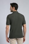 Lee Cooper % 100 Pamuk Regular Fit Düğmeli Erkek Polo Yaka T Shirt 252 LCM 242013 9220 Olive