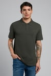 Lee Cooper % 100 Pamuk Regular Fit Düğmeli Erkek Polo Yaka T Shirt 252 LCM 242012 9220 Olive