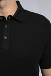 Lee Cooper % 100 Pamuk Regular Fit Düğmeli Erkek Polo Yaka T Shirt 252 LCM 242013 8101 SİYAH