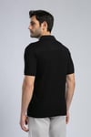 Lee Cooper % 100 Pamuk Regular Fit Düğmeli Erkek Polo Yaka T Shirt 252 LCM 242013 8101 SİYAH