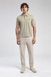 Lee Cooper % 100 Pamuk Tapered Fit Normal Bel Daralan Paça Erkek Pantolon 252 LCM 221005 1201 BEJ