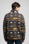 Lee Cooper Folks Desenli Regular Fit Dik Yaka Fermuarlı Polar Erkek Sweat 261 LCM 241061 7138 Gri Desenli