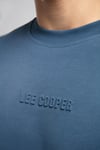 Lee Cooper Noahes Pamuklu Regular Fit Bisiklet Yaka Logolu Erkek Sweat 261 LCM 241058 2601 İNDİGO