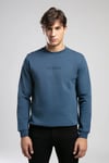 Lee Cooper Noahes Pamuklu Regular Fit Bisiklet Yaka Logolu Erkek Sweat 261 LCM 241058 2601 İNDİGO