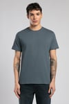 Lee Cooper Pamuk ve Modal Karışımlı Regular Fit Bisiklet Yaka Erkek T Shirt 252 LCM 242005 2601 İNDİGO